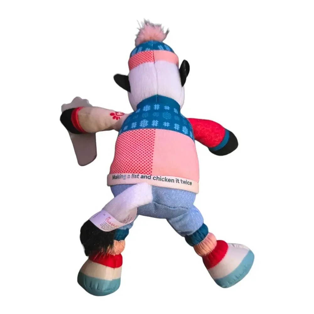Chick Fil A 2023 Holiday Plush Cow 7